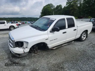 2006 Dodge 1500 SLT z VIN 1D7HA18236S685870, wystawiony jako Copart lot #59186375 z przebiegiem 147 685 mil mil oraz Szkoda całkowita • Salvage title. Historia ofert i sprzedaży dostępna na DreamBid. Obrazek 1.
