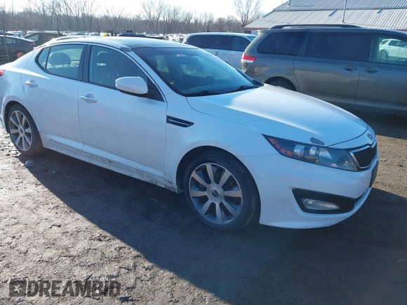 2012 Kia Optima SX with VIN 5XXGR4A67CG013295, listed as a IAAI auction lot 41678031 with 186,253 mi miles and . Bid and sale history available at carsss.com. Image 1.