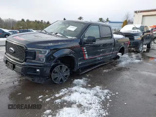 2018 Ford F-150 XL with VIN 1FTFW1EG7JFC83189, listed as a IAAI auction lot 41410074 with 44,420 mi miles. Bid and sale history available at carsss.com. Image 2.