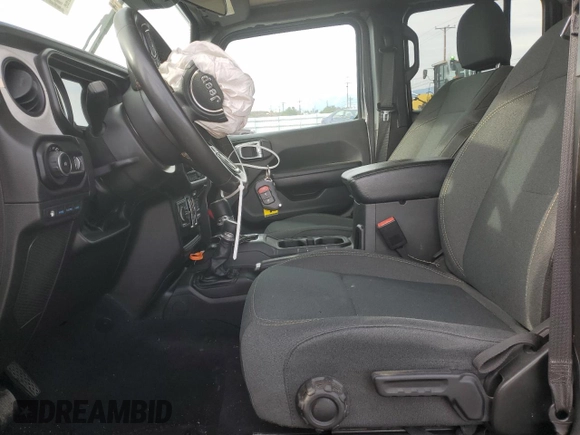 2024 Jeep Wrangler Sport S with VIN 1C4RJXN69RW147521, listed as a Copart auction lot 47298575 with 55,477 mi miles and Salvage Title. Bid and sale history available at DreamBid. Image 7.
