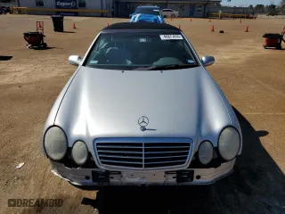 2002 Mercedes-Benz CLK-Class with VIN WDBLK65G32T114476, listed as a Copart auction lot 46873655 with 79,682 mi miles and Salvage Title. Bid and sale history available at carsss.com. Image 5.