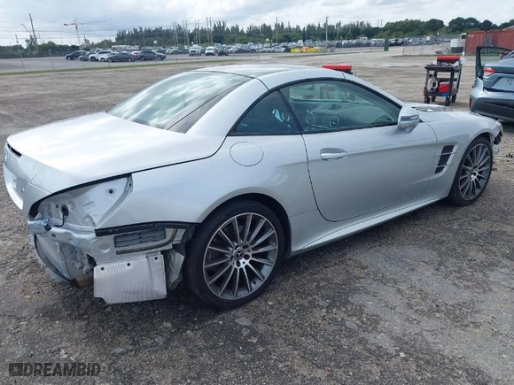 2018 Mercedes-Benz SL with VIN WDDJK6GA4JF052431, listed as a IAAI auction lot 41215956 with NaN miles. Bid and sale history available at carsss.com. Image 4.