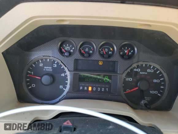 2010 Ford Super Duty F-250 SRW XL with VIN 1FTSW2BR3AEA03686, listed as a Copart auction lot 49464295 with 263,000 mi miles and Salvage Title. Bid and sale history available at carsss.com. Image 9.