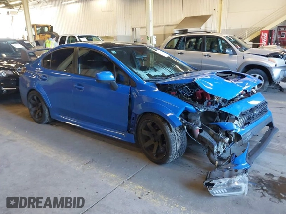 2018 Subaru WRX Premium with VIN JF1VA1C67J9809636, listed as a IAAI auction lot 41557758 with 102,390 mi miles. Bid and sale history available at carsss.com. Image 1.
