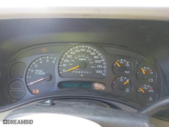 2006 Chevrolet Silverado 1500 LT1 with VIN 2GCEK13TX61232856, listed as a IAAI auction lot 41593832 with 186,273 mi miles. Bid and sale history available at carsss.com. Image 7.