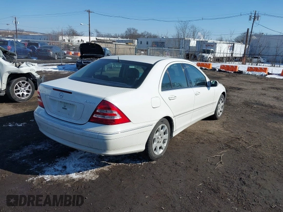 2006 Mercedes-Benz C 280 Luxury with VIN WDBRF92HX6F809619, listed as a IAAI auction lot 41393141 with 185,248 mi miles and . Bid and sale history available at DreamBid. Image 4.