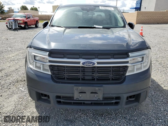 2023 Ford Maverick XL with VIN 3FTTW8F99PRA20323, listed as a Copart auction lot 51022715 with 22,446 mi miles and Salvage Title. Bid and sale history available at DreamBid. Image 5.