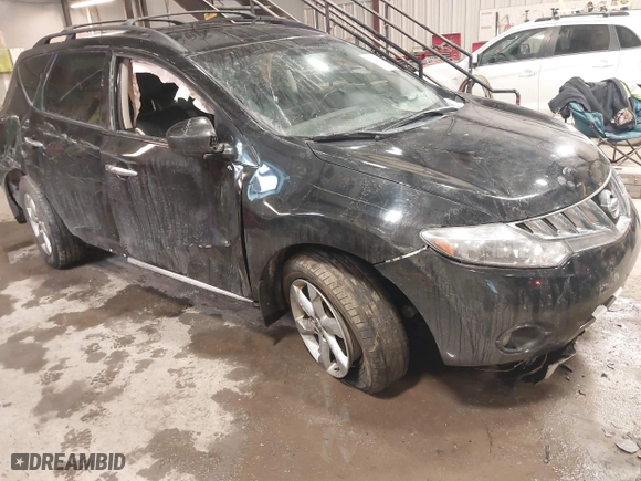 2010 Nissan Murano SL with VIN JN8AZ1MW4AW115279, listed as a IAAI auction lot 41435980 with 169,438 mi miles. Bid and sale history available at carsss.com. Image 1.