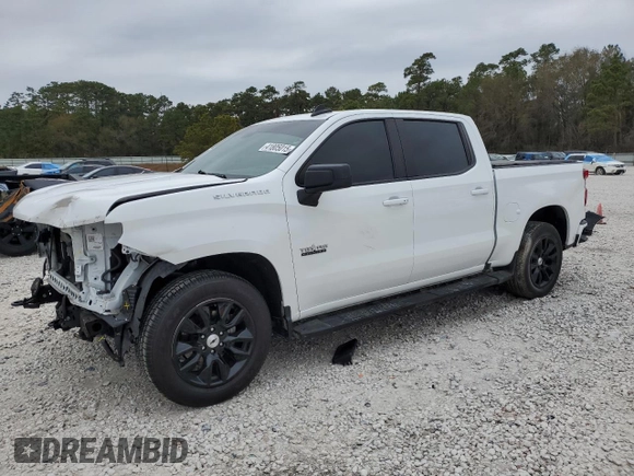2022 Chevrolet Silverado 1500 RST with VIN 2GCPADED1N1505622, listed as a Copart auction lot 41805015 with 27,575 mi miles and Salvage Title. Bid and sale history available at DreamBid. Image 1.
