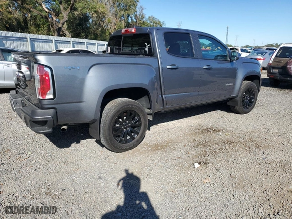 2022 GMC Canyon 4WD Elevation with VIN 1GTG6CEN0N1214376, listed as a Copart auction lot 83849954 with 67,671 mi miles and Salvage Title. Bid and sale history available at carsss.com. Image 3.