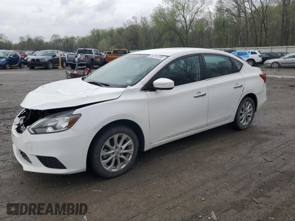 2019 Nissan Sentra SV with VIN 3N1AB7AP1KY429789, listed as a Copart auction lot 54741365 with 109,237 mi miles and Salvage Title. Bid and sale history available at carsss.com. Image 1.