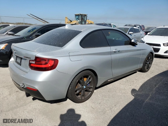 2017 BMW 2 Series M240i with VIN WBA2G1C38HV639531, listed as a Copart auction lot 74991384 with 89,581 mi miles and Non Repairable. Bid and sale history available at carsss.com. Image 3.