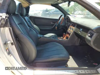 2001 Mercedes-Benz SLK-Class with VIN WDBKK65F61F209470, listed as a Copart auction lot 54976364 with 156,005 mi miles and Salvage Title. Bid and sale history available at carsss.com. Image 10.