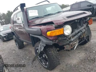 2007 Toyota FJ Cruiser with VIN JTEBU11F970030450, listed as a IAAI auction lot 41613421 with 214,384 mi miles. Bid and sale history available at carsss.com. Image 1.