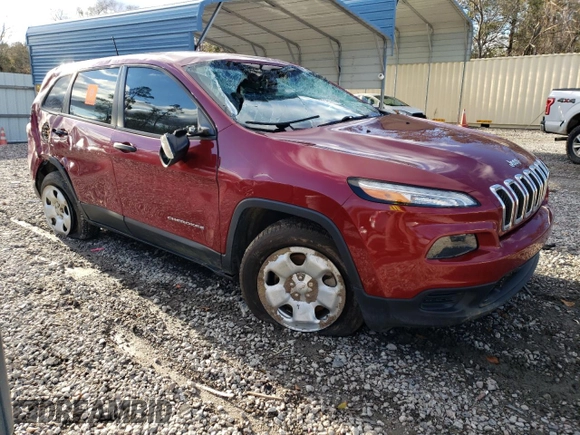2016 Jeep Cherokee Altitude with VIN 1C4PJLAB3GW128172, listed as a Copart auction lot 87269934 with 42,303 mi miles and Salvage Title. Bid and sale history available at DreamBid. Image 4.