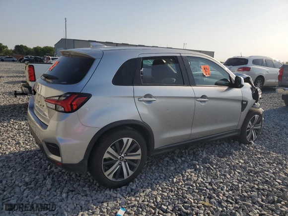 2024 Mitsubishi Outlander Sport S with VIN JA4ARUAU0RU010756, listed as a Copart auction lot 50314505 with 7,095 mi miles and Salvage Title. Bid and sale history available at carsss.com. Image 3.