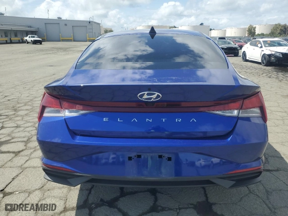 2023 Hyundai Elantra Preferred with VIN KMHLM4AG5PU415723, listed as a Copart auction lot 51319925 with 37,485 mi miles and Salvage Title. Bid and sale history available at carsss.com. Image 6.