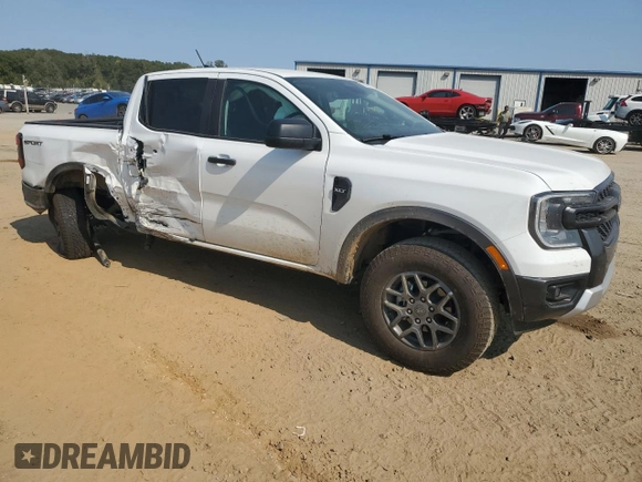 2024 Ford Ranger XLT with VIN 1FTER4GH0RLE07505, listed as a Copart auction lot 75616584 with 8,974 mi miles and Clean Title. Bid and sale history available at carsss.com. Image 4.