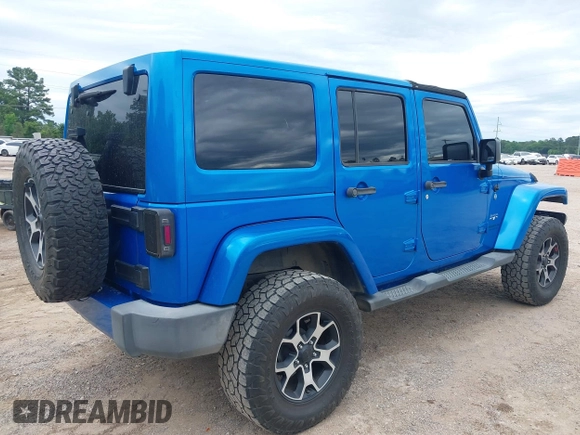 2016 Jeep Wrangler Unlimited 75th Anniversary with VIN 1C4HJWEG0GL154418, listed as a IAAI auction lot 42192717 with 102,514 mi miles and . Bid and sale history available at DreamBid. Image 4.