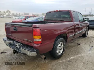 2002 Chevrolet Silverado 1500 LT with VIN 2GCEC19TX21275124, listed as a Copart auction lot 53451865 with 152,538 mi miles and Salvage Title. Bid and sale history available at DreamBid. Image 3.