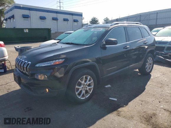2014 Jeep Cherokee Latitude z VIN 1C4PJMCBXEW284645, wystawiony jako Copart lot #58838355 z przebiegiem 131 631 mil mil oraz Szkoda całkowita • Salvage title. Historia ofert i sprzedaży dostępna na DreamBid. Obrazek 1.