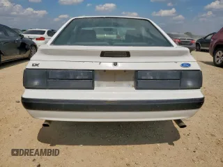 1989 Ford Mustang with VIN 1FABP41E3KF176536, listed as a Copart auction lot 58233075 with 17,202 mi miles and Salvage title. Bid and sale history available at DreamBid. Image 6.