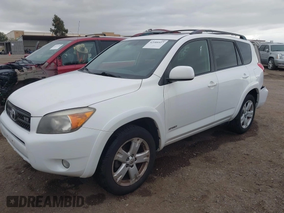 2006 Toyota RAV4 Sport with VIN JTMZK32VX65005262, listed as a IAAI auction lot 42185327 with 224,198 mi miles. Bid and sale history available at carsss.com. Image 2.
