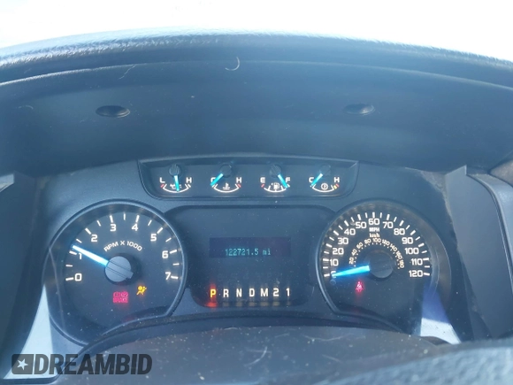 2014 Ford F-150 XL with VIN 1FTFX1EF1EFB73703, listed as a IAAI auction lot 41576855 with 122,721 mi miles. Bid and sale history available at carsss.com. Image 7.