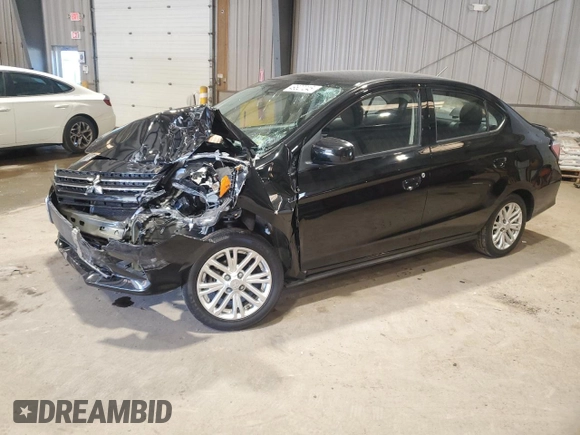 2021 Mitsubishi Mirage ES with VIN ML32FUFJ7MHF01625, listed as a Copart auction lot 49627245 with Not provided miles and Salvage title. Bid and sale history available at DreamBid. Image 1.