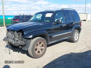 2005 Jeep Liberty Limited with VIN 1J4GK58K45W542731, listed as a IAAI auction lot 41033320 with 151,724 mi miles. Bid and sale history available at carsss.com. Image 2.