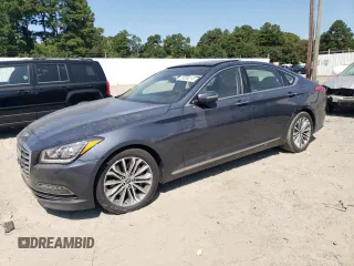 2017 Genesis G80 3.8L with VIN KMHGN4JE7HU176674, listed as a Copart auction lot 70269214 with 74,679 mi miles and Salvage Title. Bid and sale history available at carsss.com. Image 1.