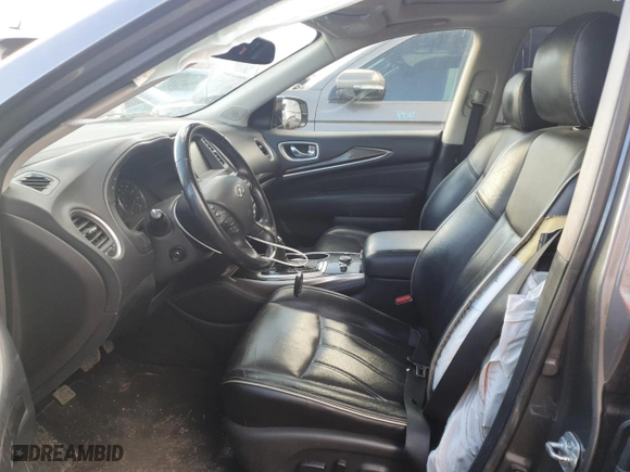 2017 Infiniti QX60 with VIN 5N1DL0MM6HC513863, listed as a Copart auction lot 81052764 with 91,744 mi miles and Salvage Title. Bid and sale history available at carsss.com. Image 7.