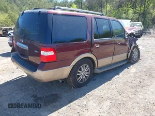 2011 Ford Expedition XLT with VIN 1FMJU1H50BEF30677, listed as a IAAI auction lot 41853877 with 155,105 mi miles and . Bid and sale history available at DreamBid. Image 4.