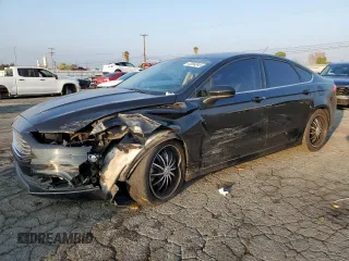2017 Ford Fusion S with VIN 3FA6P0G75HR180263, listed as a Copart auction lot 43264345 with 105,020 mi miles and Salvage Title. Bid and sale history available at DreamBid. Image 1.