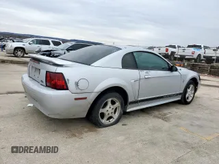 2002 Ford Mustang Standard with VIN 1FAFP40452F129857, listed as a Copart auction lot 45167465 with 0 mi miles and Salvage Title. Bid and sale history available at carsss.com. Image 3.