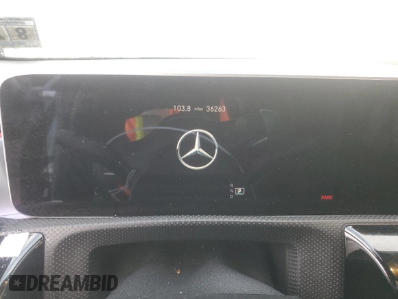 2020 Mercedes-Benz CLA 45 AMG with VIN W1K5J5DB9LN093643, listed as a Copart auction lot 86995884 with 36,263 mi miles and Salvage Title. Bid and sale history available at DreamBid. Image 9.