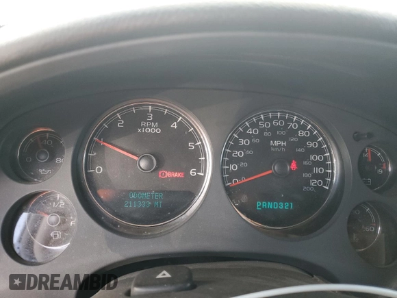 2007 Chevrolet Suburban LT with VIN 3GNFC16J27G263241, listed as a Copart auction lot 52490635 with 211,333 mi miles and Salvage title. Bid and sale history available at DreamBid. Image 9.