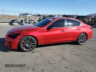 2018 Infiniti Q50 Red Sport 400 с VIN JN1FV7AP1JM460507, выставлен на аукционе Copart как лот 47037275 с пробегом 99 639 миль миль и Списание • Salvage title. История ставок и продаж доступна на DreamBid. Изображение 1.