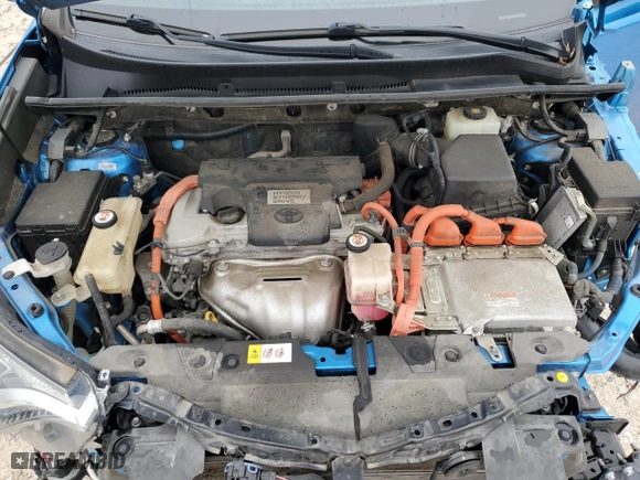 2017 Toyota RAV4 Hybrid XLE with VIN JTMRJREV8HD113986, listed as a Copart auction lot 46292565 with 48,872 mi miles and Salvage Title. Bid and sale history available at carsss.com. Image 12.