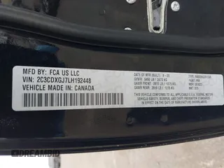 2020 Dodge Charger Scat Pack z VIN 2C3CDXGJ7LH192448, wystawiony jako IAAI lot #41884566 z przebiegiem 29 471 mil mil oraz . Historia ofert i sprzedaży dostępna na DreamBid. Obrazek 9.
