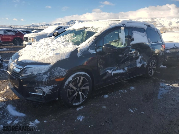 2019 Honda Odyssey Elite with VIN 5FNRL6H94KB048268, listed as a Copart auction lot 49153285 with 83325 miles and Salvage Title. Bid and sale history available at carsss.com. Image 1.