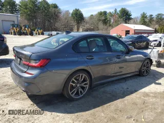 2022 BMW 3 Series M340i xDrive with VIN 3MW5U9J08N8C23040, listed as a Copart auction lot 49421355 with 0 mi miles and Salvage Title. Bid and sale history available at carsss.com. Image 3.