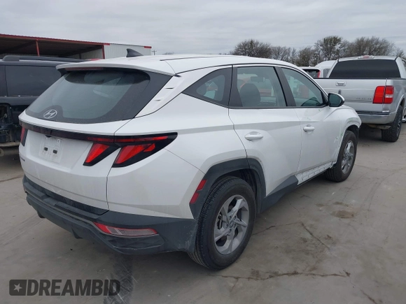 2024 Hyundai Tucson SE with VIN 5NMJA3DE7RH320552, listed as a IAAI auction lot 41381385 with 17,077 mi miles and . Bid and sale history available at DreamBid. Image 4.