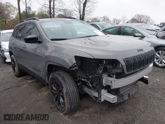 2023 Jeep Cherokee Altitude Lux with VIN 1C4PJMMB8PD114958, listed as a IAAI auction lot 41862302 with 64,341 mi miles. Bid and sale history available at carsss.com. Image 1.