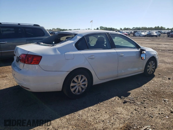 2013 Volkswagen Jetta Sedan S with VIN 3VW2K7AJ7DM209593, listed as a Copart auction lot 61028614 with 160,789 mi miles and Salvage Title. Bid and sale history available at carsss.com. Image 3.