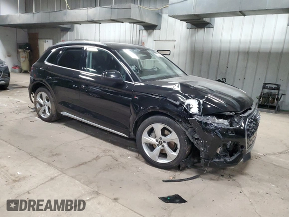 2023 Audi Q5 S line Prestige with VIN WA1FAAFY2P2061904, listed as a Copart auction lot 41449045 with Not provided miles and Non repairable. Bid and sale history available at DreamBid. Image 4.