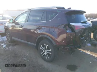 2016 Toyota RAV4 LE with VIN 2T3BFREV5GW516232, listed as a IAAI auction lot 41406075 with 62,333 mi miles. Bid and sale history available at carsss.com. Image 3.