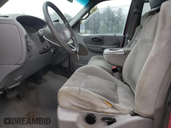 2001 Ford F-150 XLT with VIN 1FTRW08L41KB01407, listed as a Copart auction lot 59446555 with 285,312 mi miles and Salvage title. Bid and sale history available at DreamBid. Image 7.