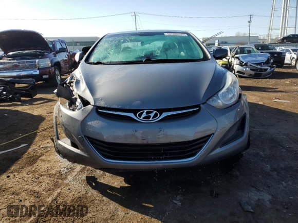 2014 Hyundai Elantra SE with VIN 5NPDH4AE6EH483984, listed as a Copart auction lot 48506655 with 69,829 mi miles and Salvage title. Bid and sale history available at DreamBid. Image 5.