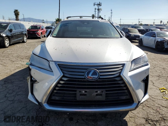 2017 Lexus RX with VIN 2T2BGMCA1HC015703, listed as a Copart auction lot 42229595 with 24,840 mi miles and Salvage Title. Bid and sale history available at carsss.com. Image 5.